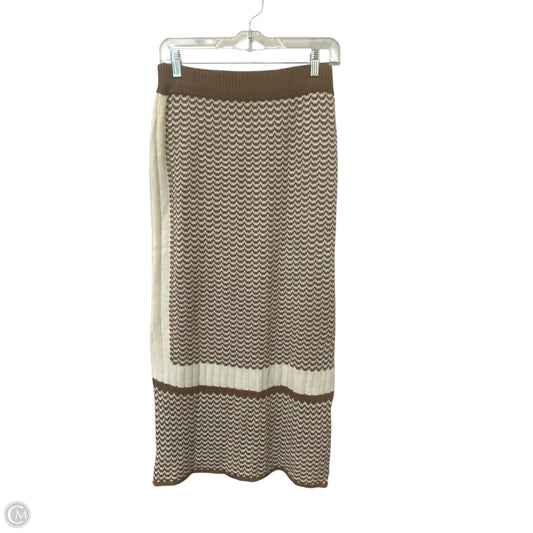 Skirt Maxi By Cmf In Brown, Size: L