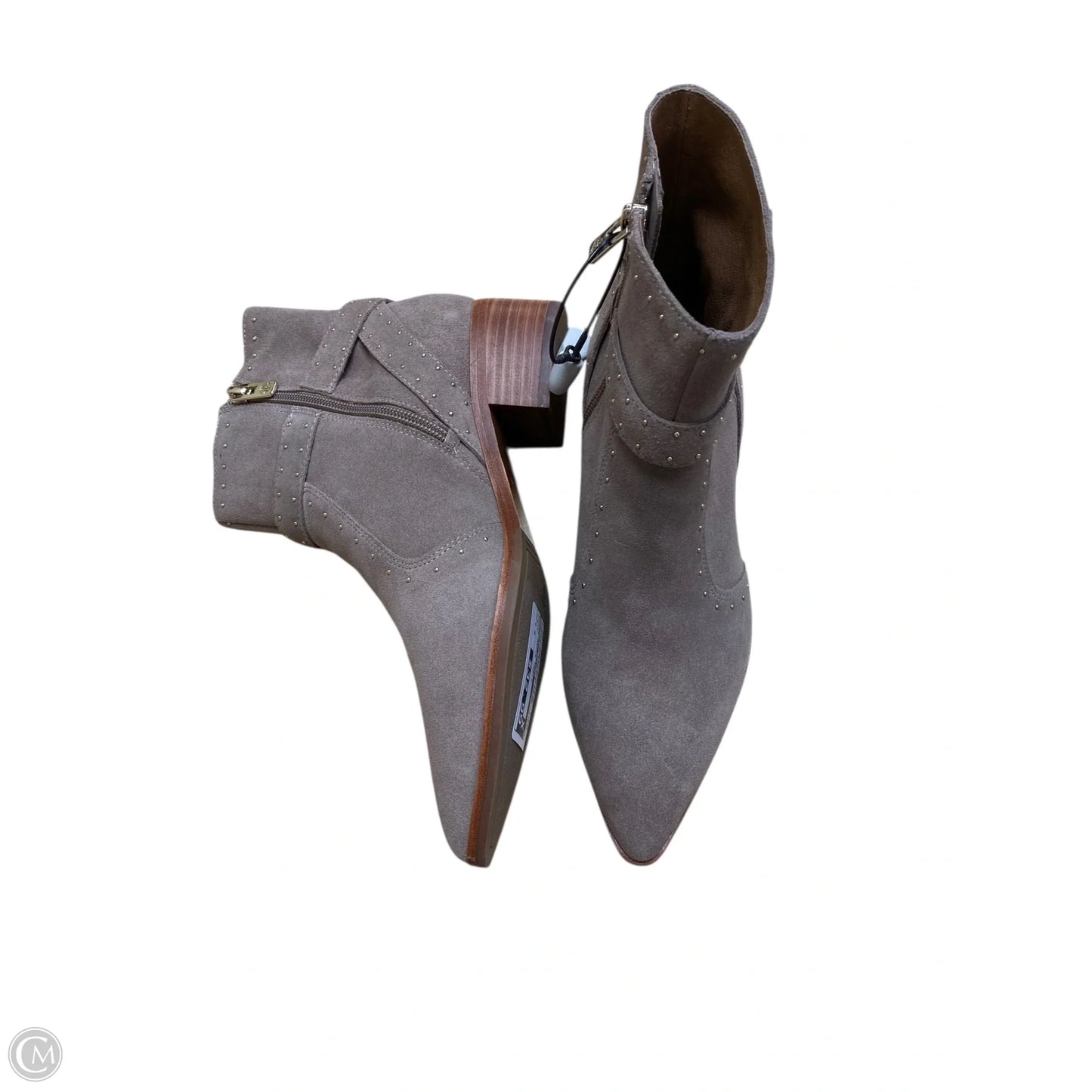 Boots Ankle Heels By Antonio Melani In Taupe, Size: 7.5