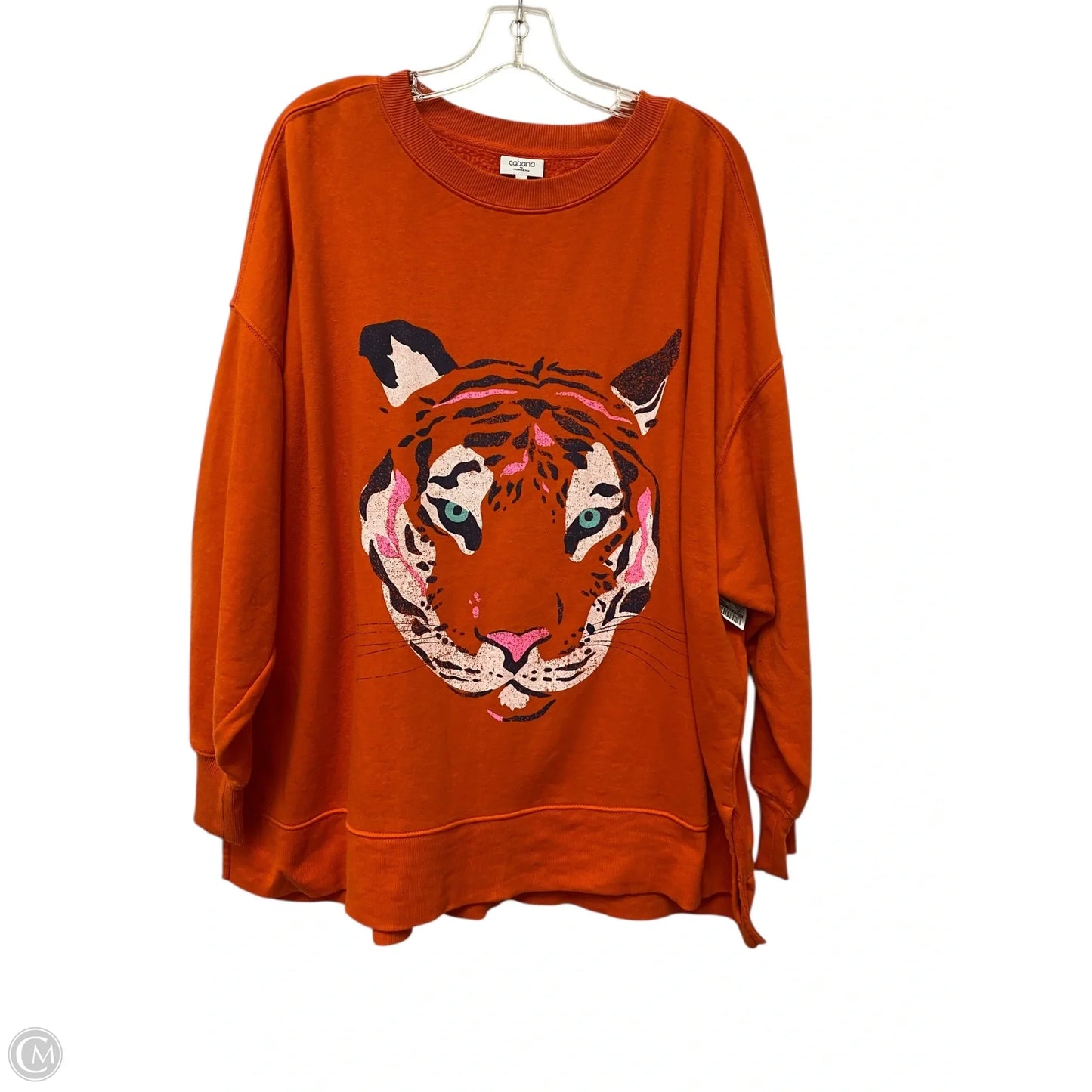 Sweatshirt Crewneck By Crown And Ivy In Orange, Size: Xl