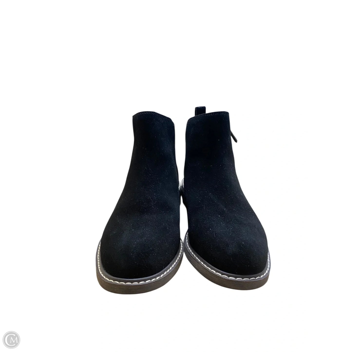 Boots Ankle Heels By Crown Vintage In Black, Size: 7