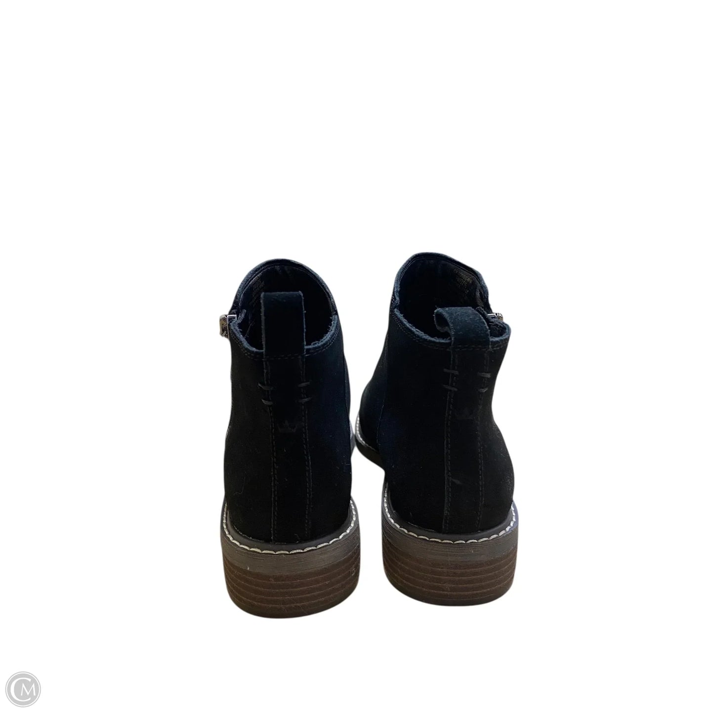 Boots Ankle Heels By Crown Vintage In Black, Size: 7