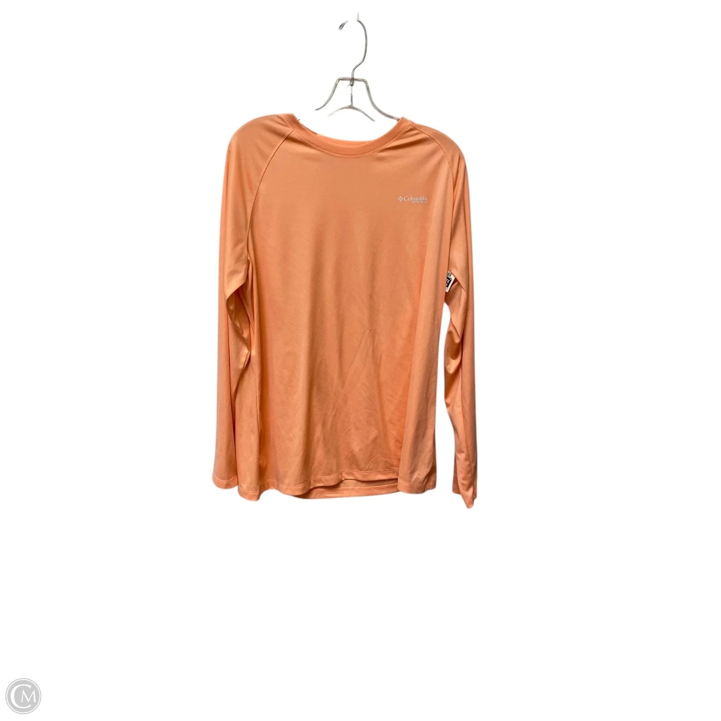 Athletic Top Long Sleeve Crewneck By Columbia In Pink, Size: 1x