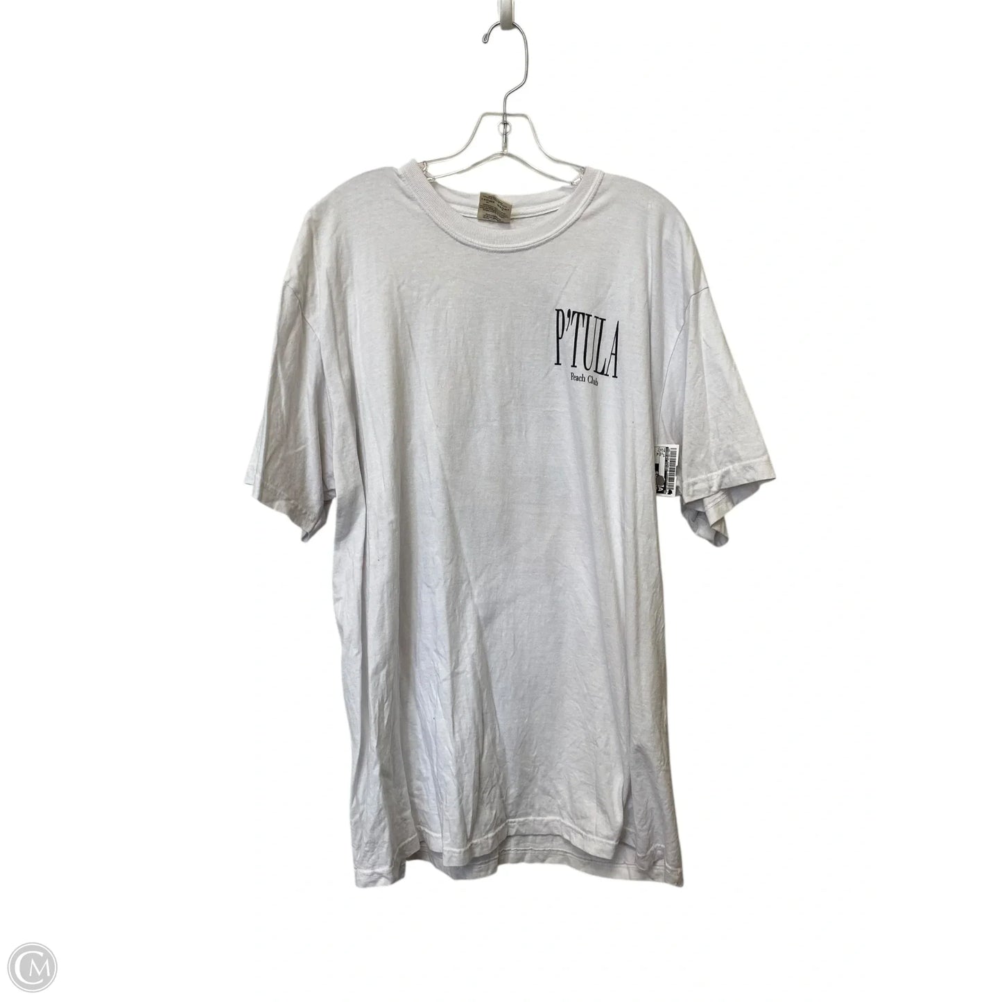 Top Long Sleeve By Comfort Colors In White, Size: Xl