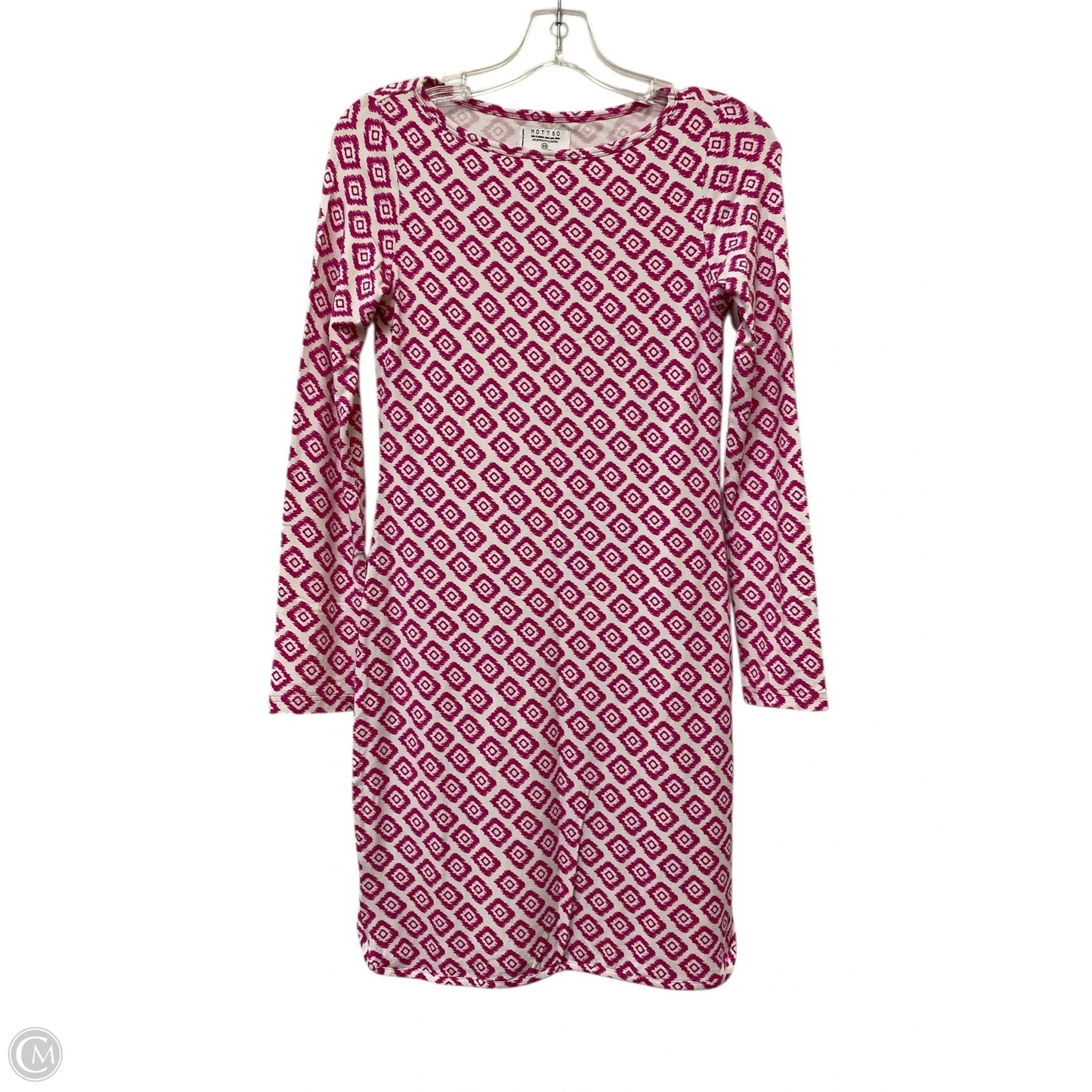 Dress Casual Midi By Motto In Pink, Size: Xs