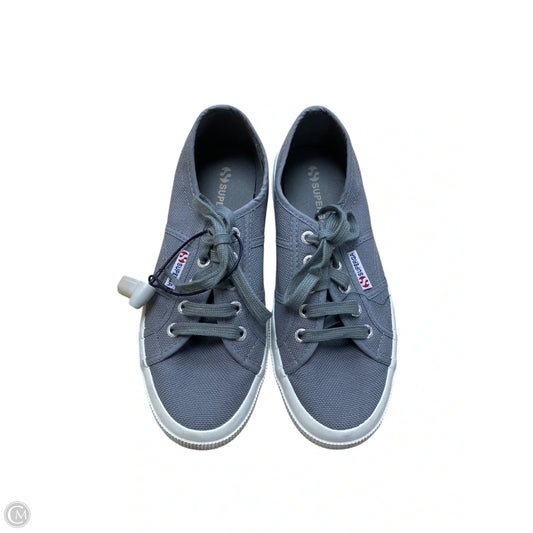 Shoes Flats By Superga In Grey, Size: 7.5