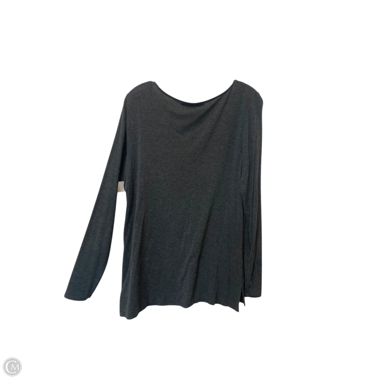 Top Long Sleeve By White House Black Market In Grey, Size: M