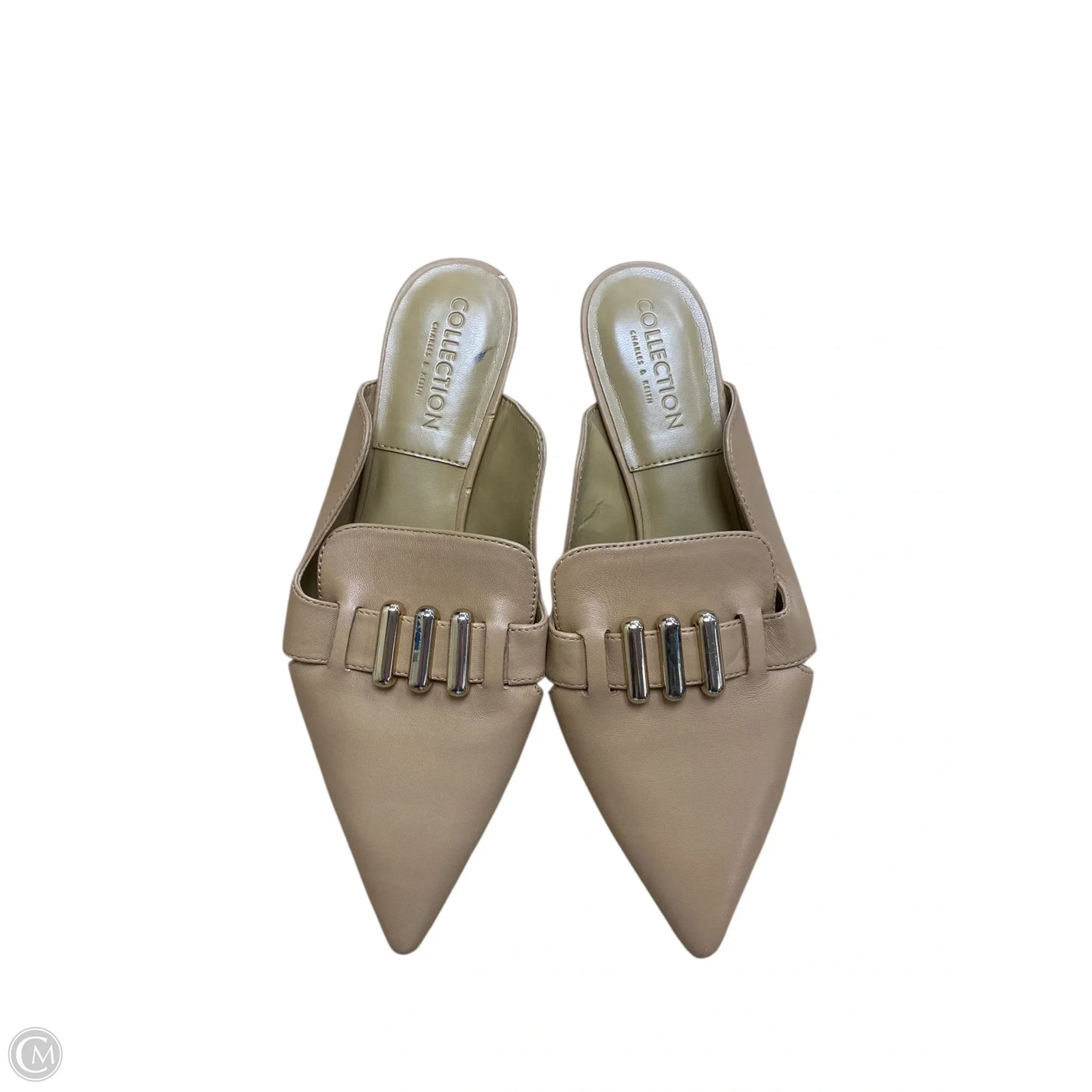 Shoes Heels Kitten By Clothes Mentor In Tan, Size: 5