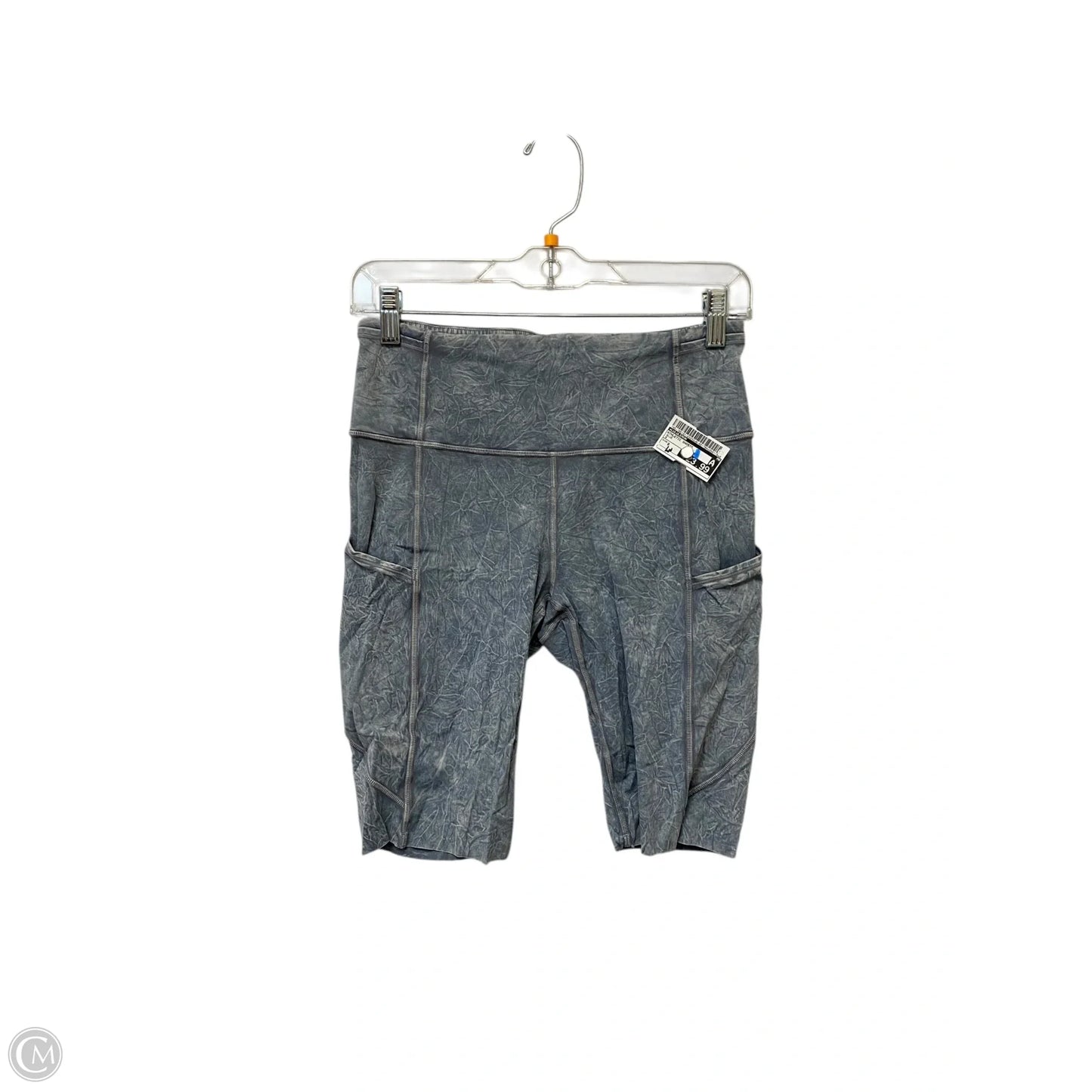 Athletic Shorts By Lululemon In Blue, Size: 8