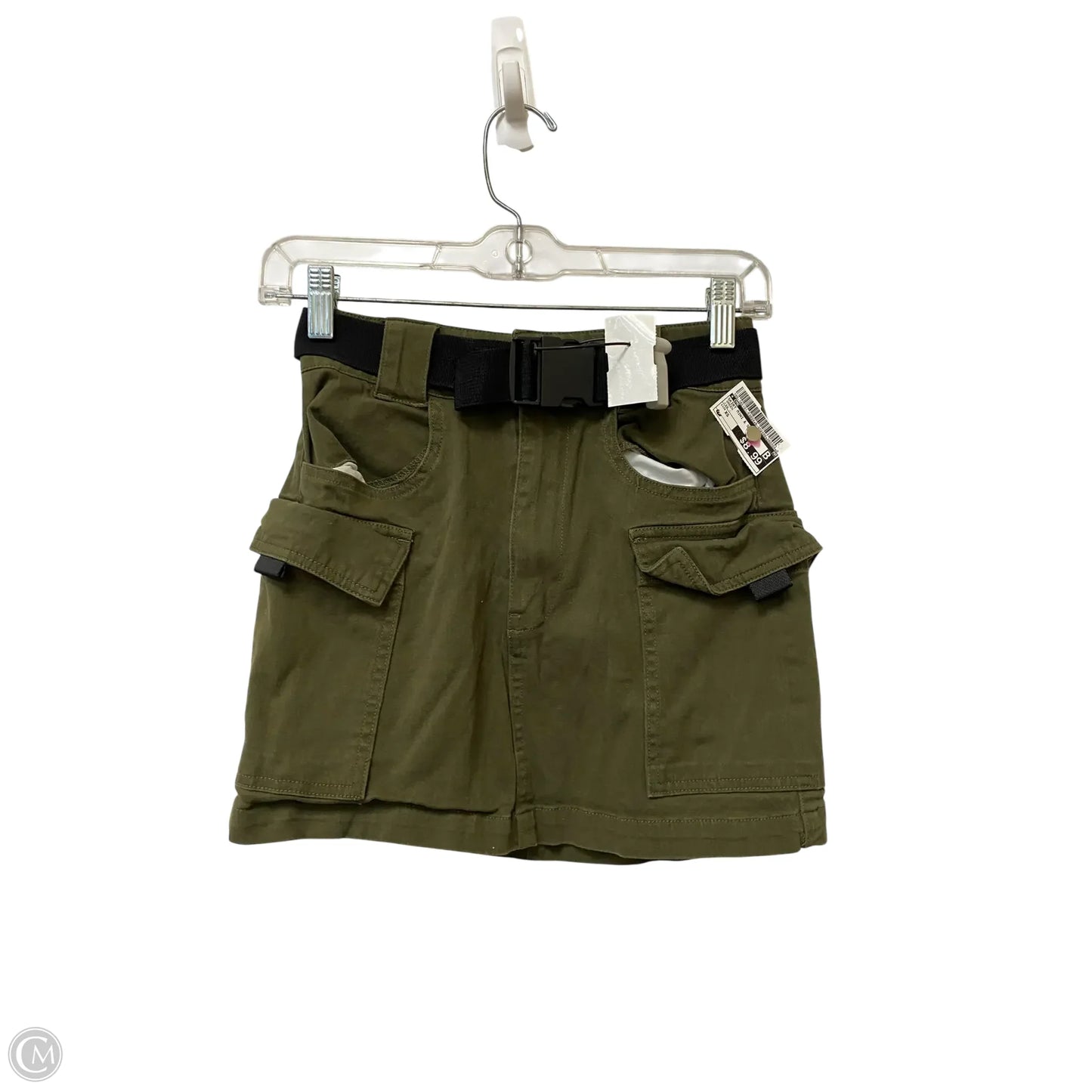 Skirt Mini & Short By Cme In Green, Size: Xs