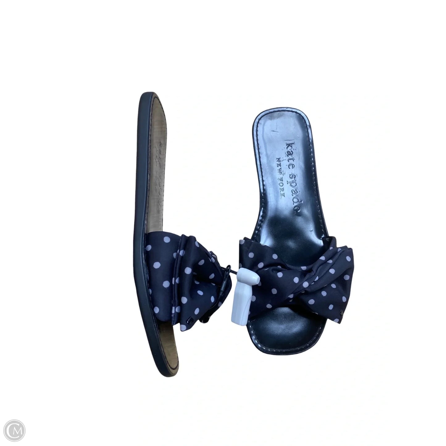 Sandals Designer By Kate Spade In Black, Size: 8
