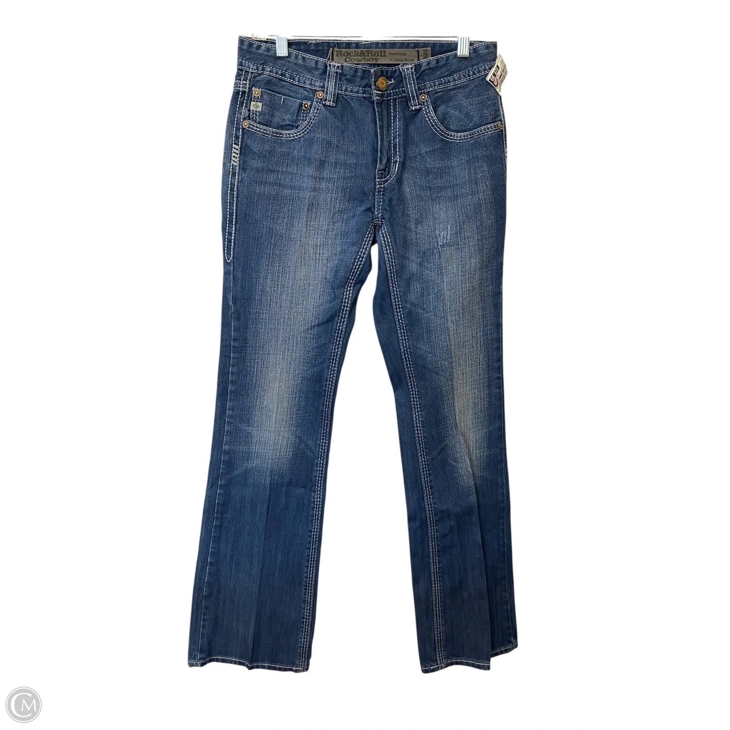 Jeans Straight By Rock & Roll In Blue Denim, Size: 6