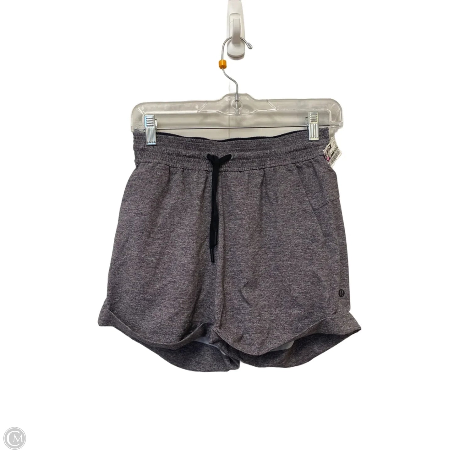 Athletic Shorts By Lululemon In Grey, Size: 4