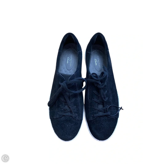 Shoes Sneakers By Clarks In Black, Size: 9