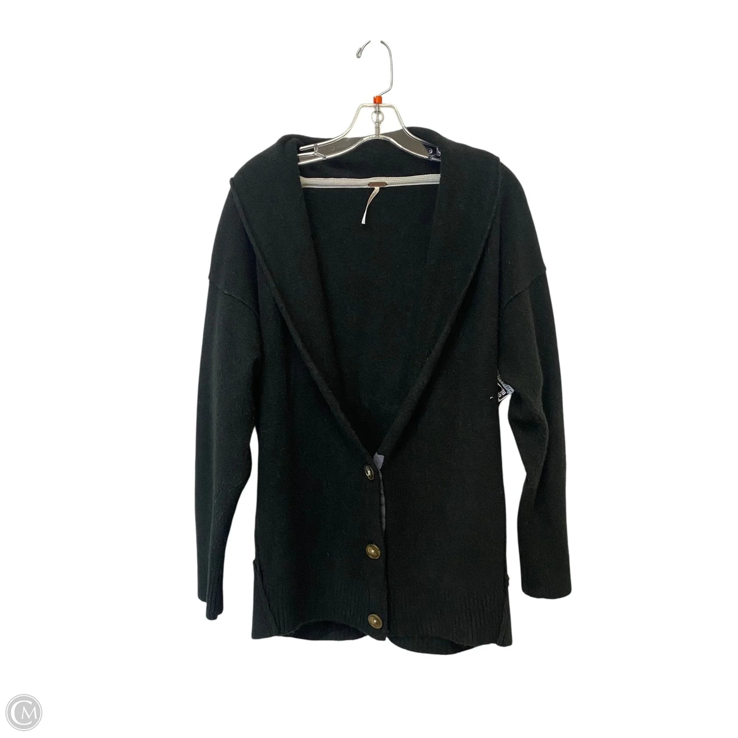 Sweater Cardigan By Free People In Black, Size: Xs