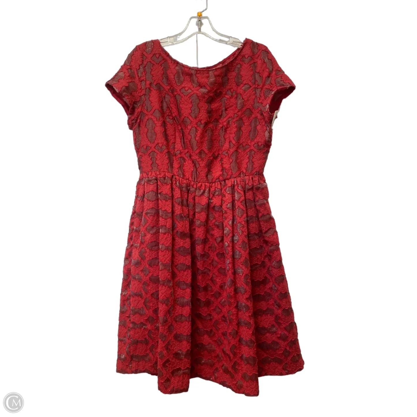 Dress Party Midi By Moulinette Soeurs In Red, Size: 8