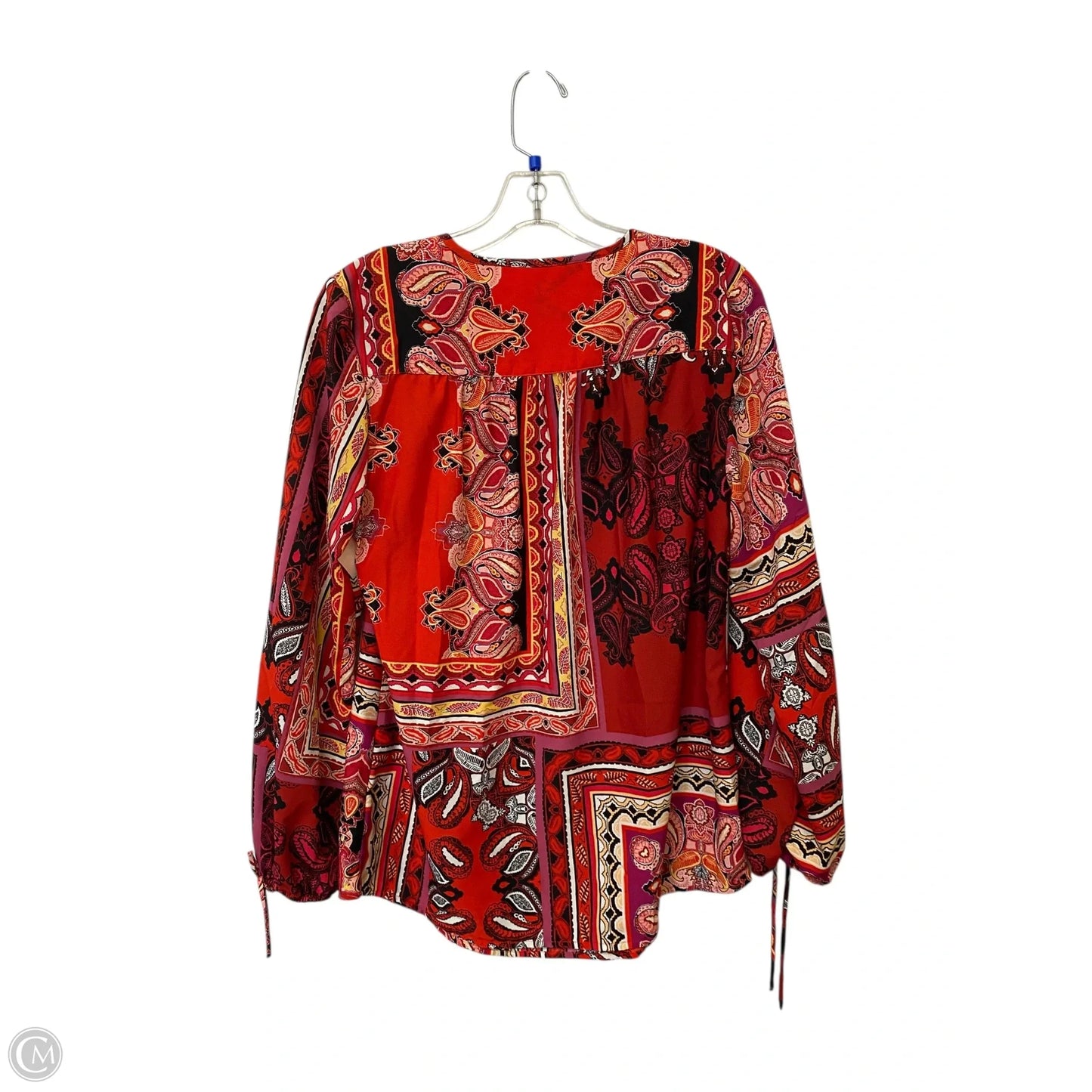Top Long Sleeve By Chicos In Red, Size: 0