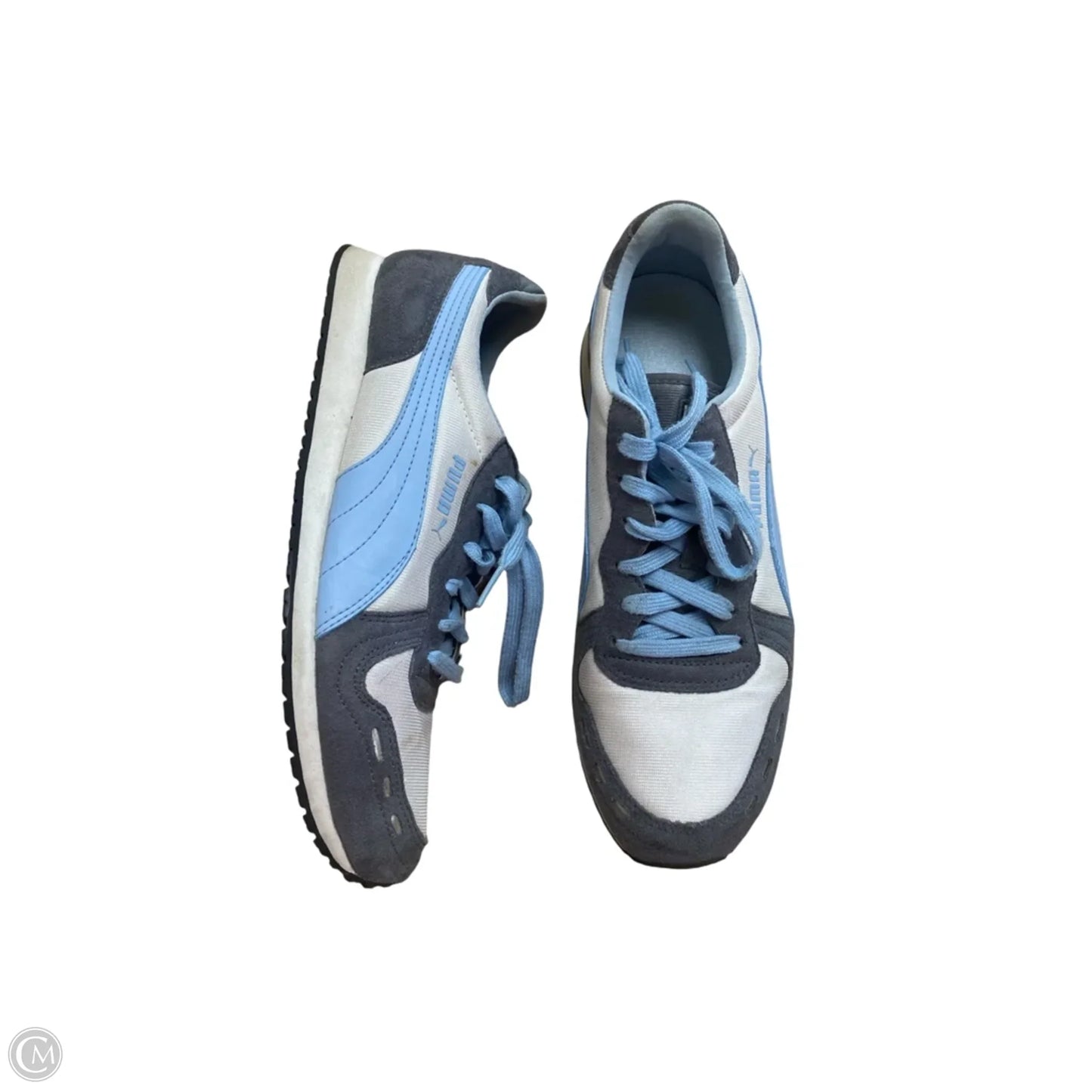 Shoes Athletic By Puma In Blue & White, Size: 8.5
