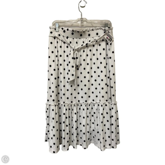 Skirt Maxi By Cato In Polkadot Pattern, Size: L