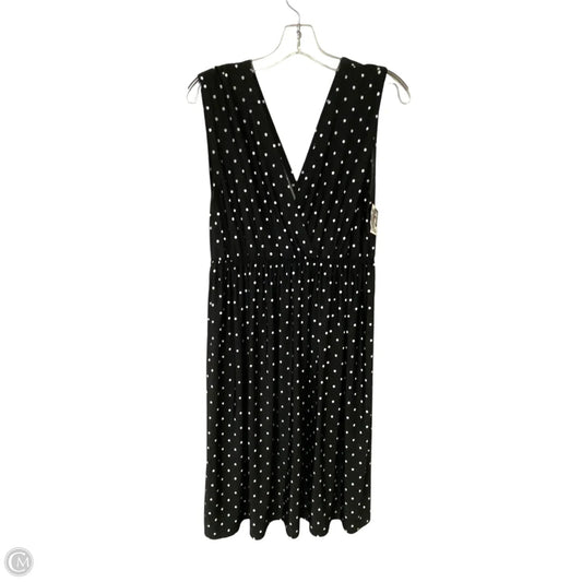 Dress Casual Midi By Cme In Polkadot Pattern, Size: Xl