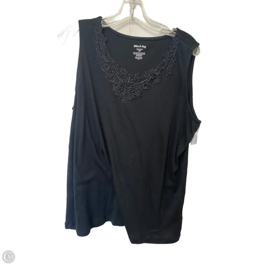 Top Sleeveless Basic By White Stag In Black, Size: 2x