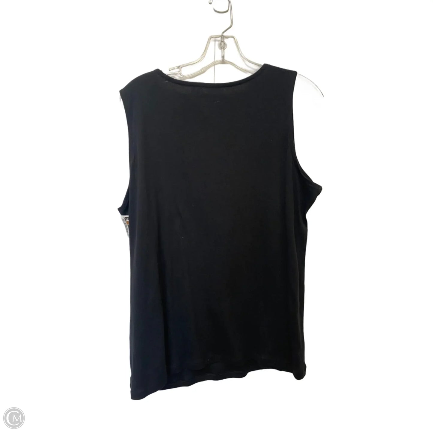 Top Sleeveless Basic By White Stag In Black, Size: 2x