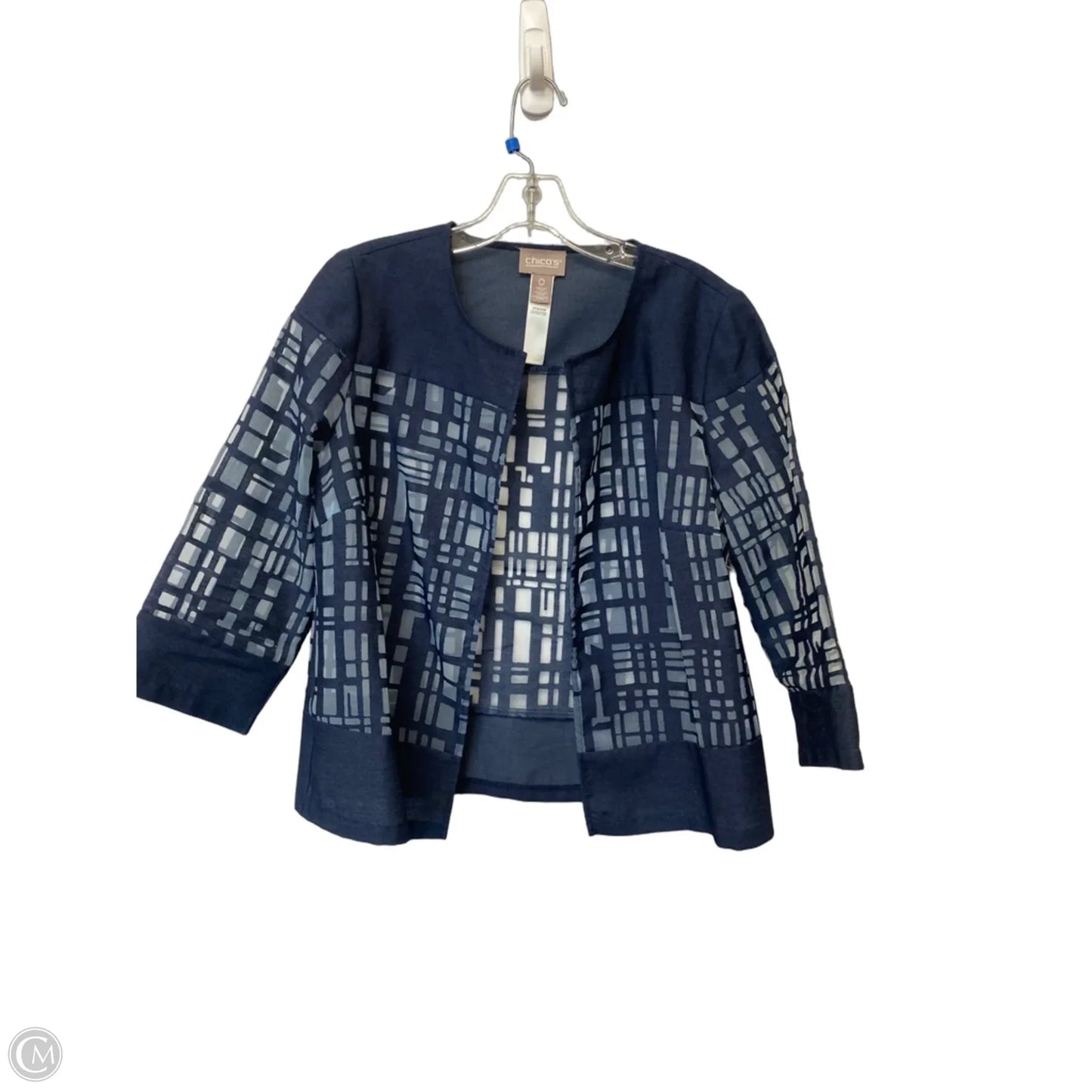 Jacket Other By Chicos In Blue, Size: 0