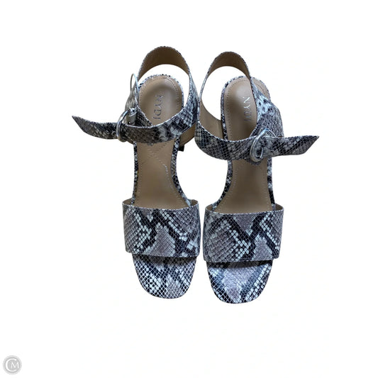 Shoes Heels Block By Clothes Mentor In Snakeskin Print, Size: 9