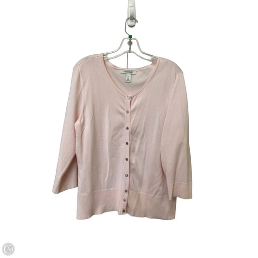 Cardigan By White House Black Market In Pink, Size: Xl