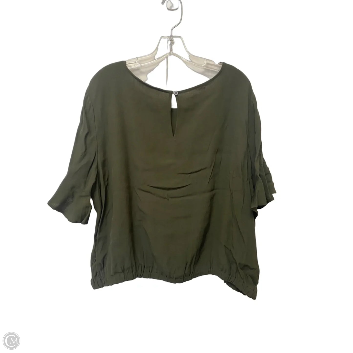 Top Short Sleeve Basic By Loft In Green, Size: Xl