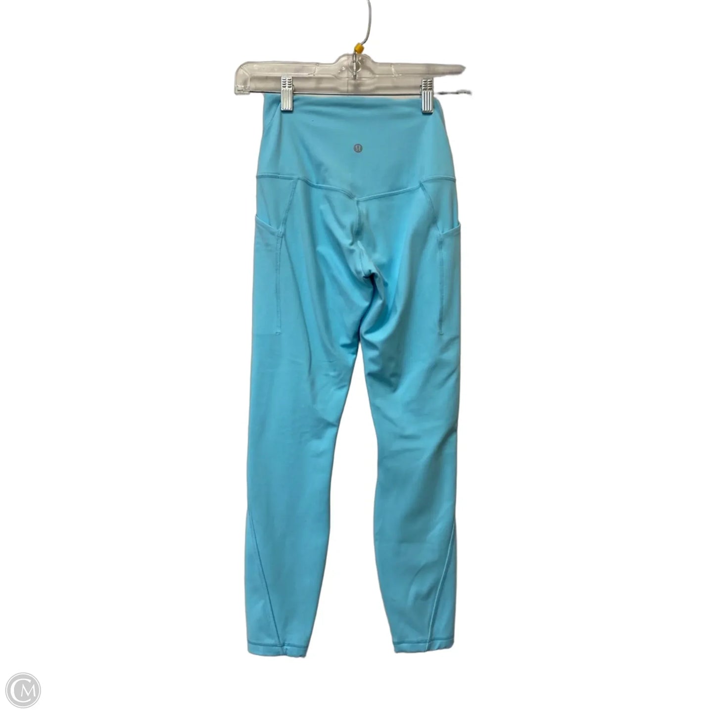 Athletic Leggings By Lululemon In Blue, Size: 4