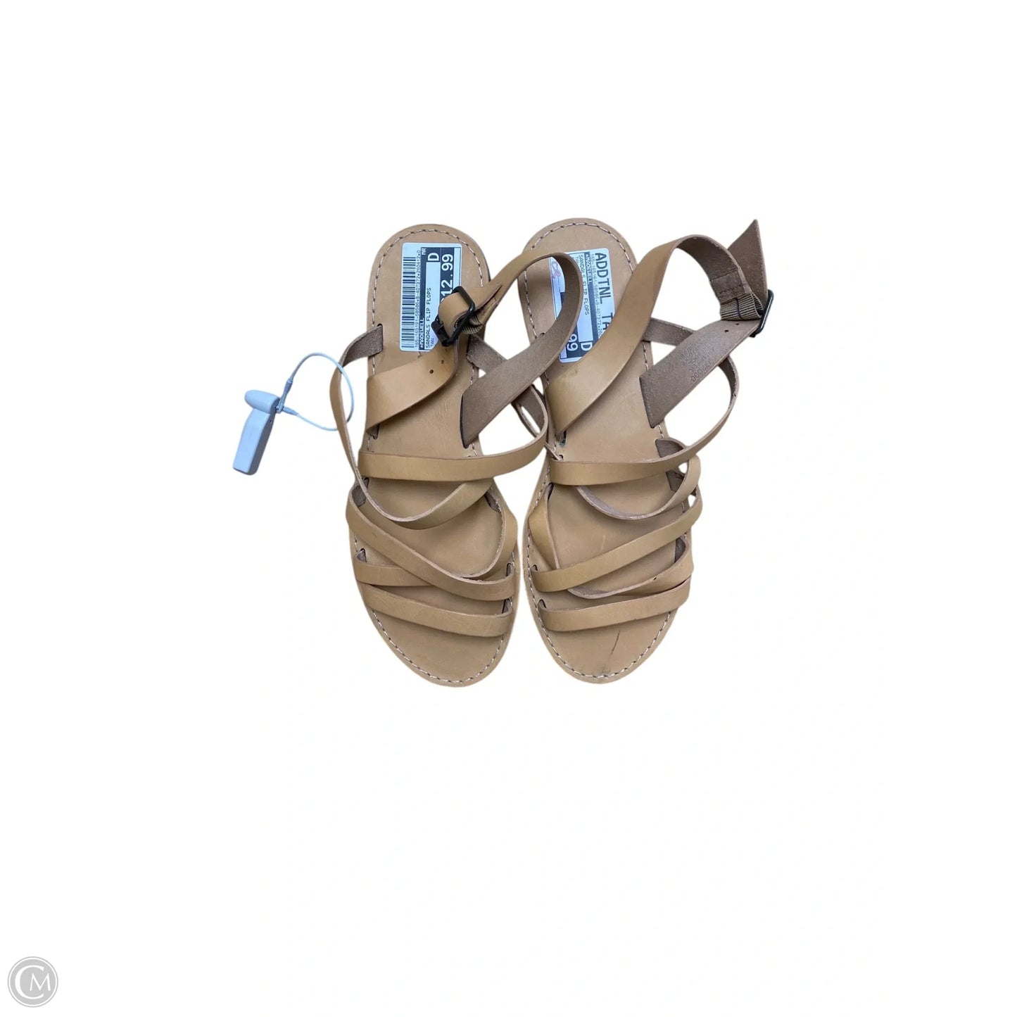 Sandals Flip Flops By Madewell In Tan, Size: 8