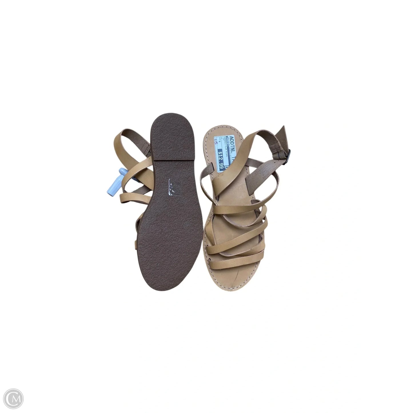 Sandals Flip Flops By Madewell In Tan, Size: 8