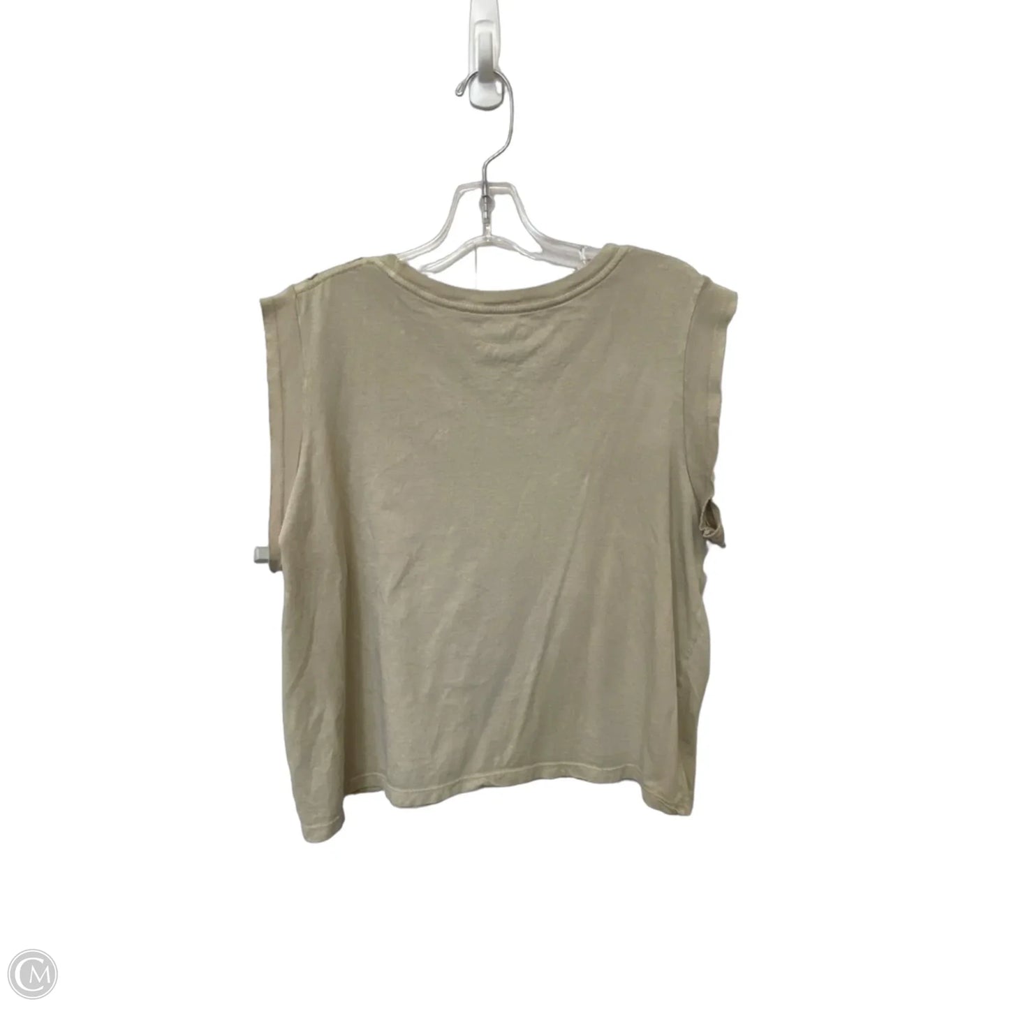 Top Sleeveless By Clothes Mentor In Taupe, Size: S