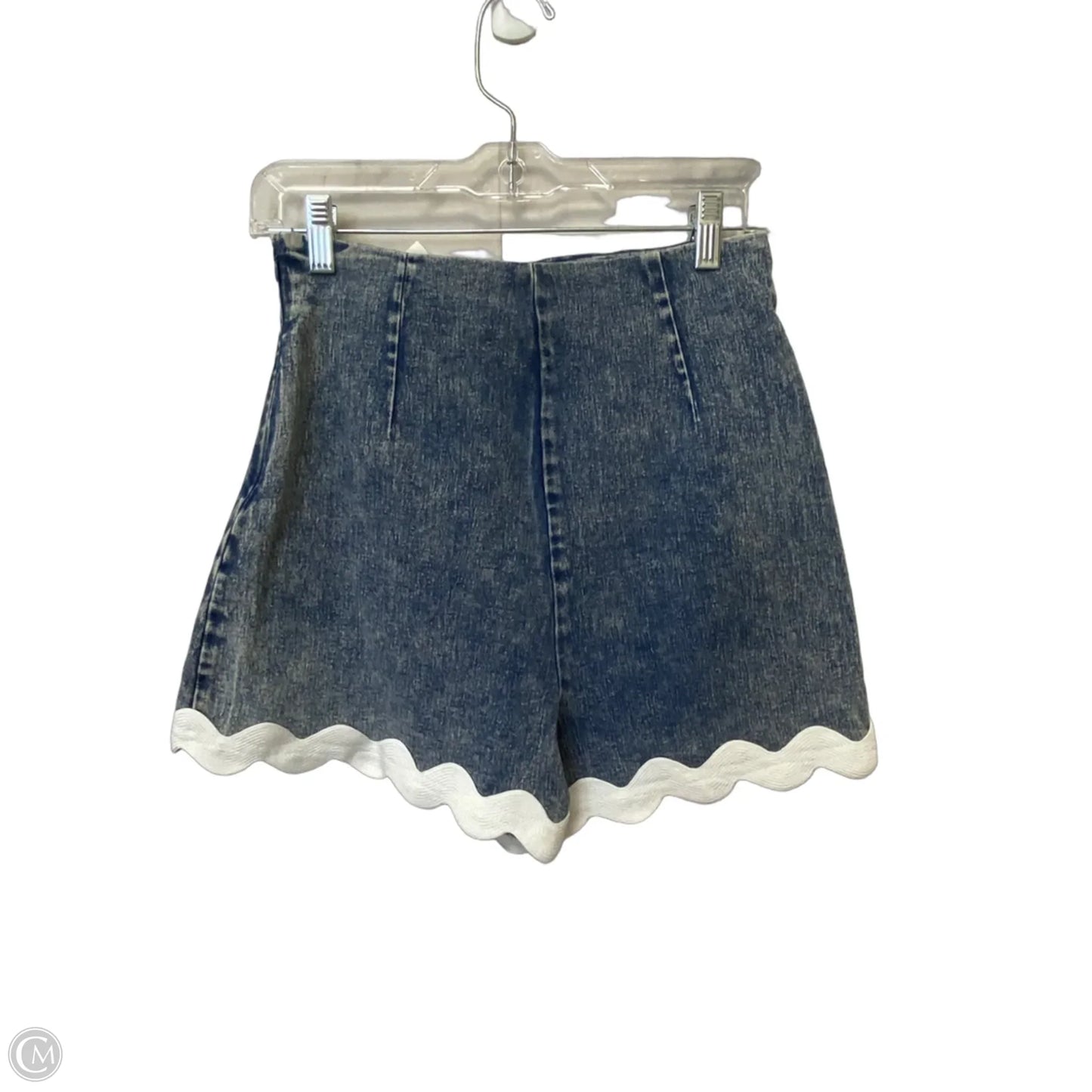 Skort By Flying Tomato In Blue Denim, Size: M
