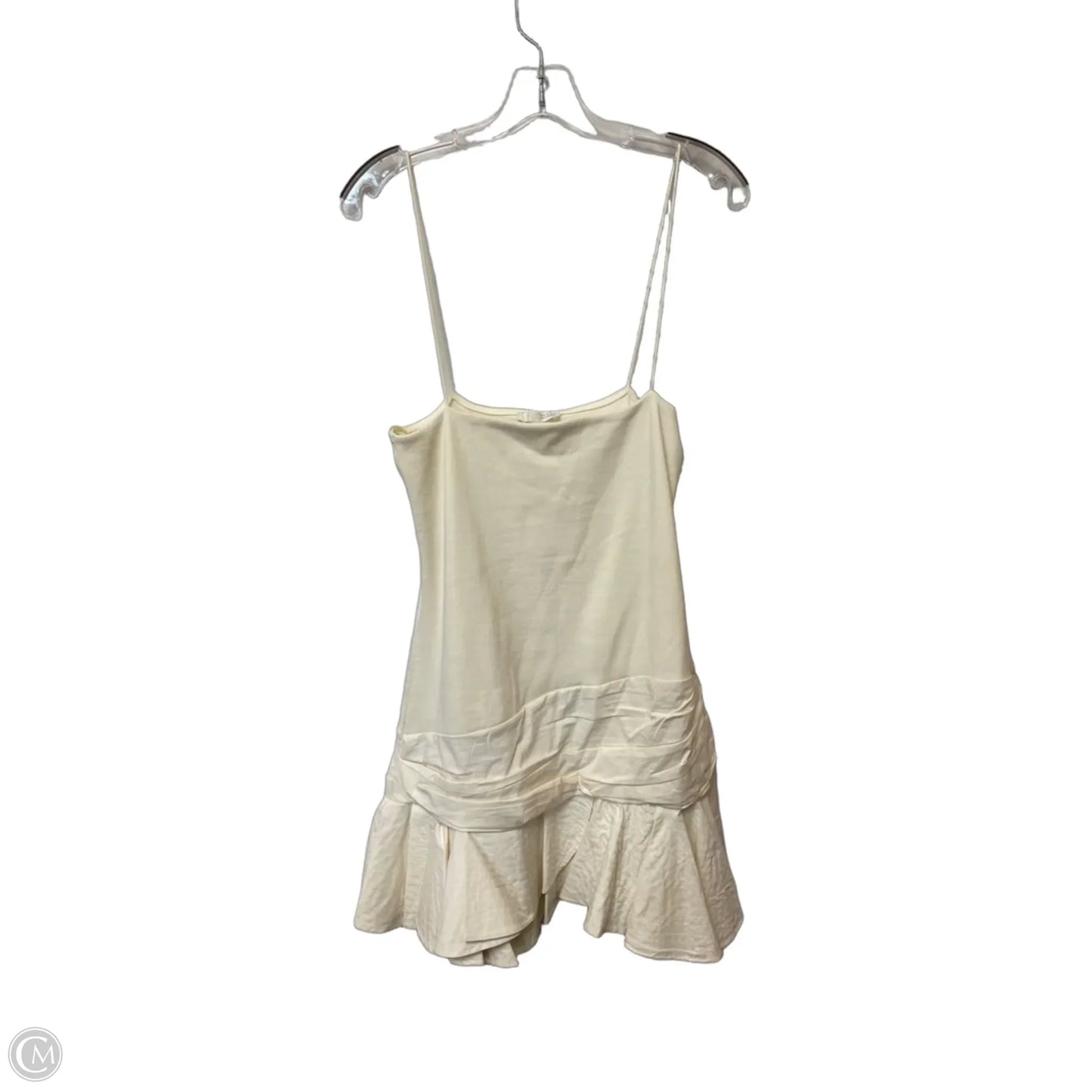 Dress Casual Short By Zara In Cream, Size: Xl