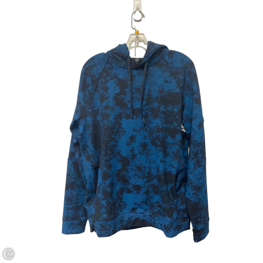 Athletic Sweatshirt Hoodie By Lululemon In Blue, Size: M