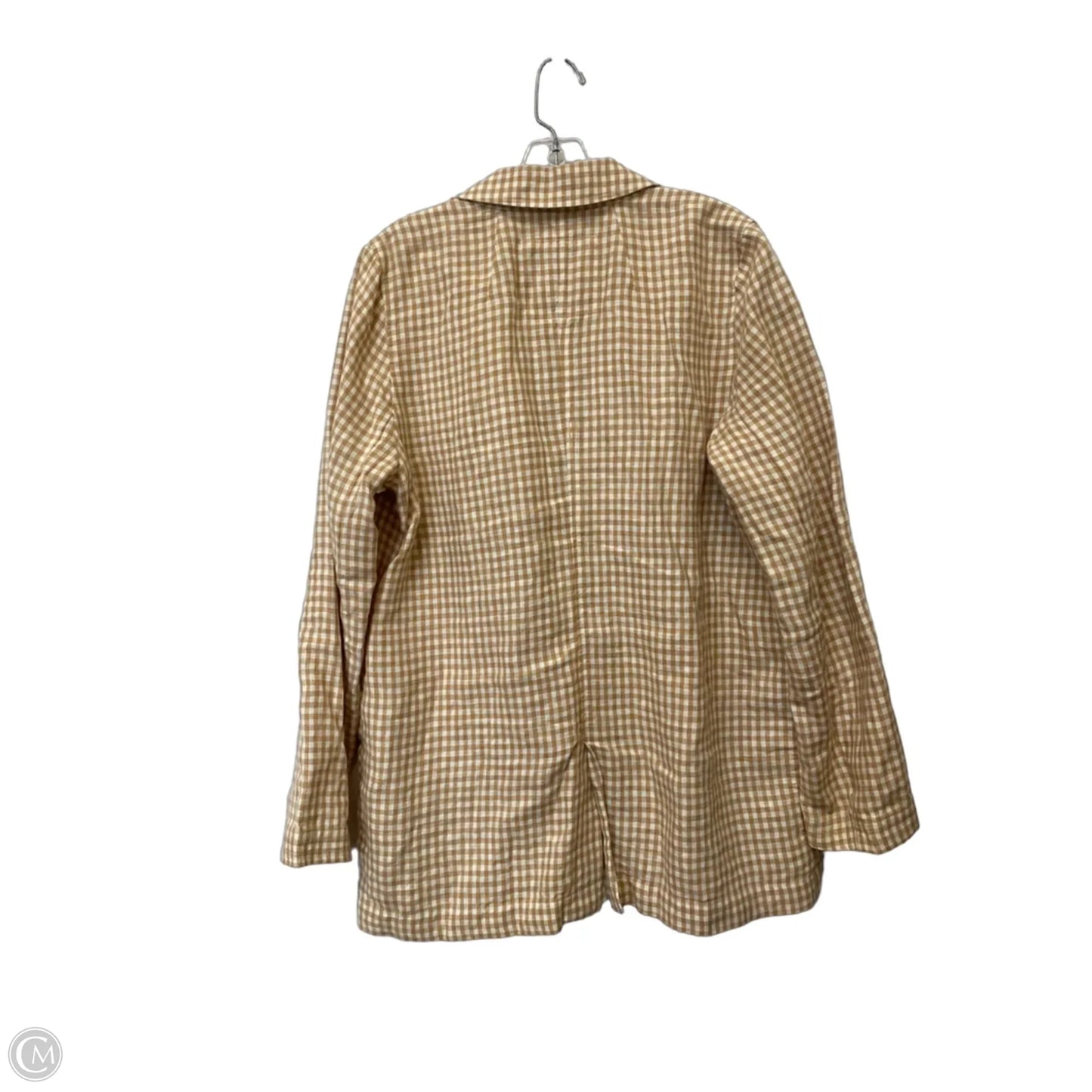 Blazer By Madewell In Checkered Pattern, Size: M