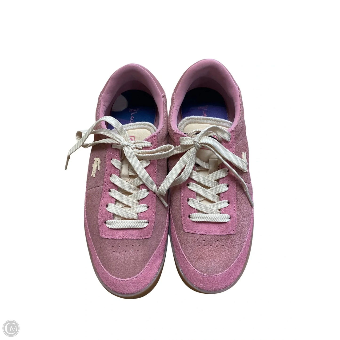 Shoes Sneakers By Lacoste In Pink, Size: 7