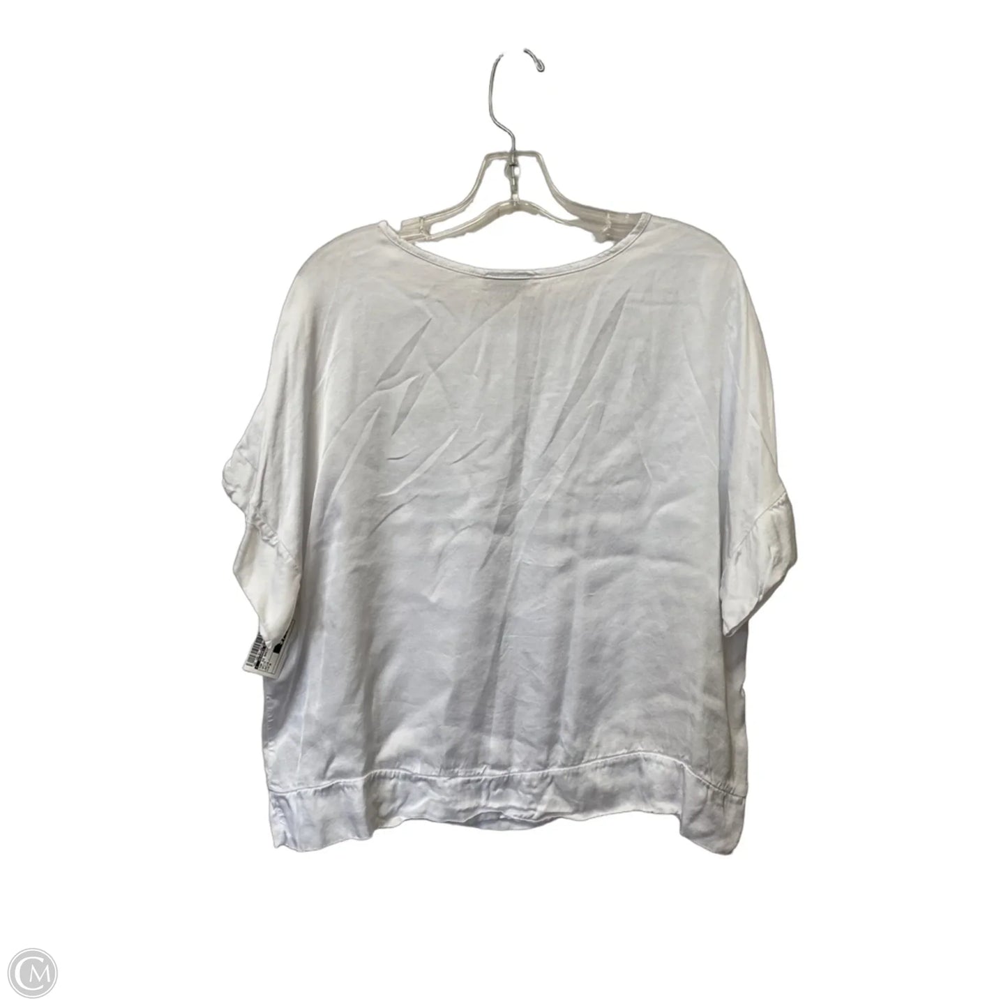 Top Short Sleeve Basic By Clothes Mentor In White, Size: M