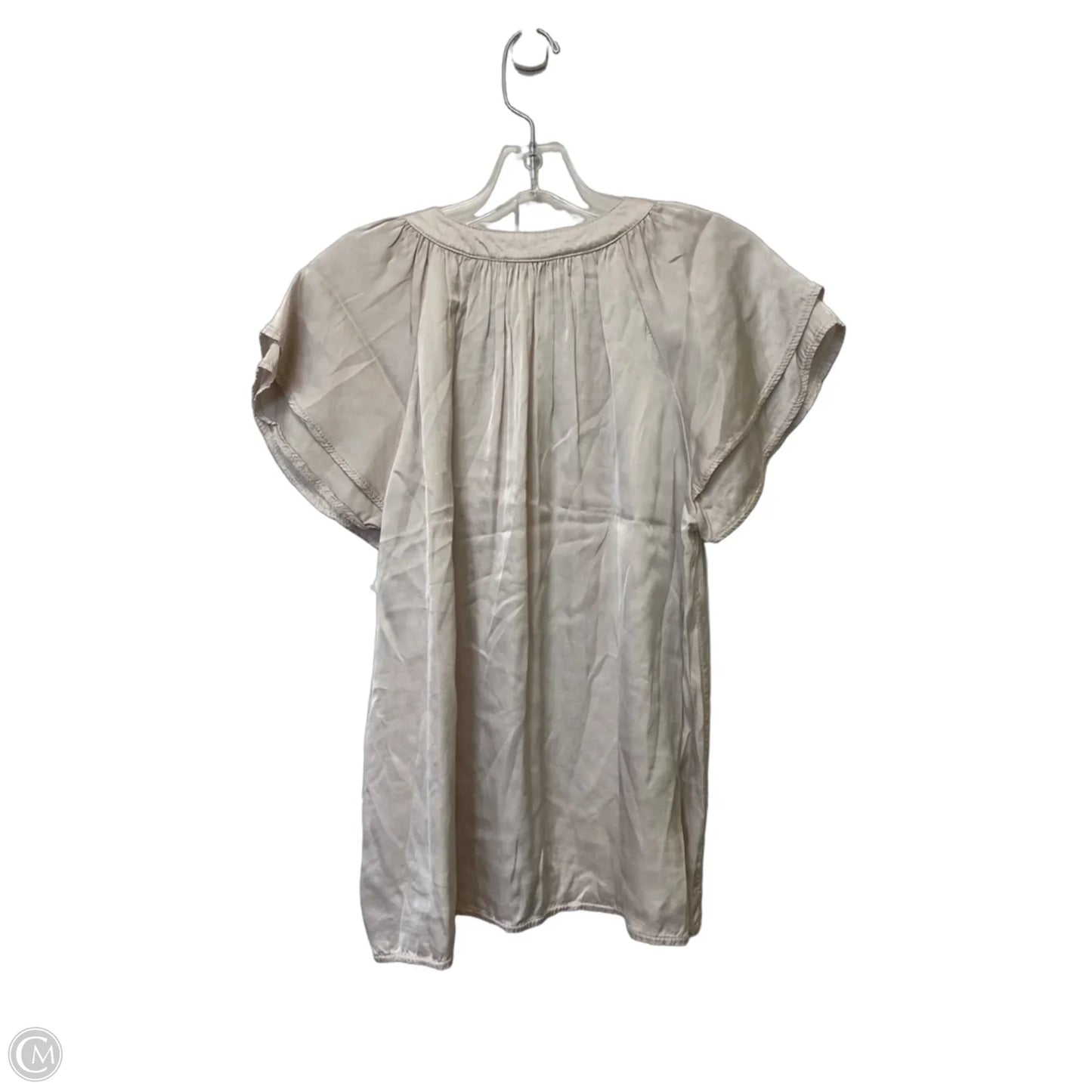 Top Short Sleeve By Clothes Mentor In Grey, Size: M