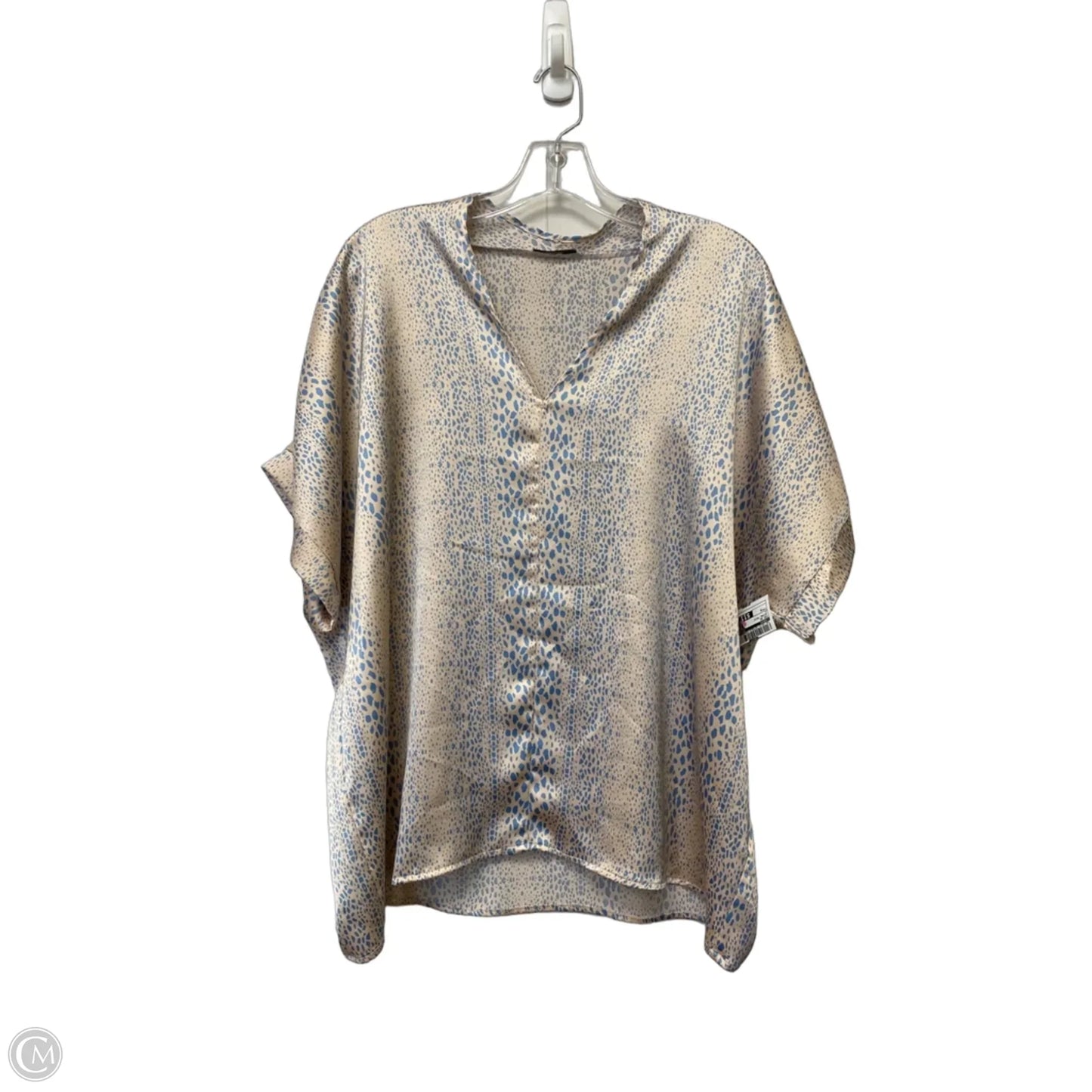 Top Short Sleeve By Jodifl In Animal Print, Size: M