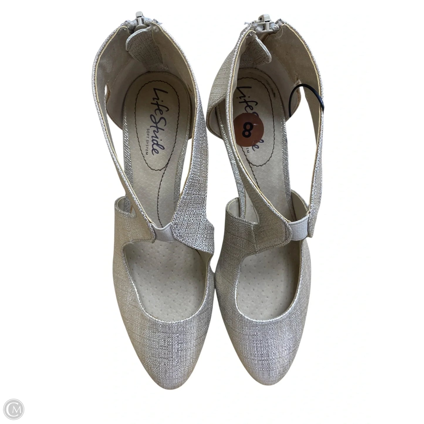 Shoes Heels Stiletto By Life Stride In Gold, Size: 8