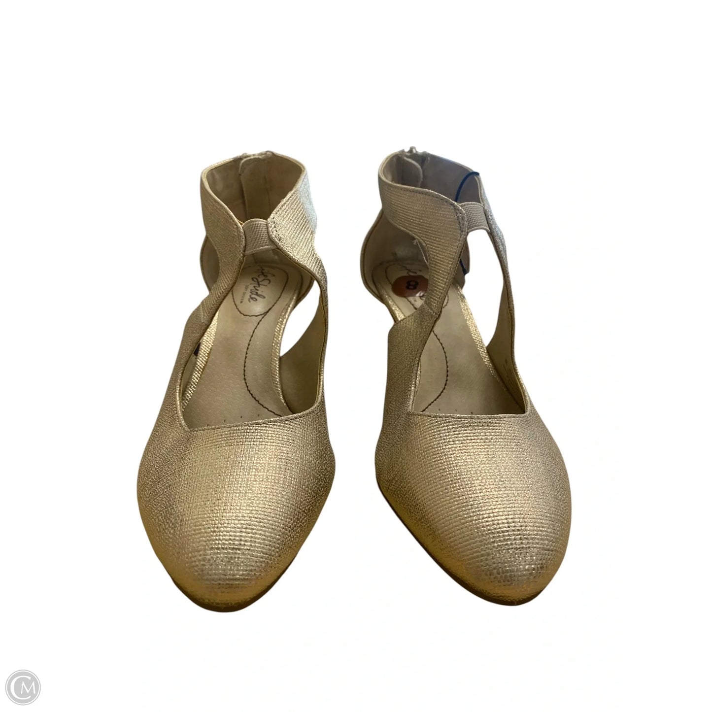 Shoes Heels Stiletto By Life Stride In Gold, Size: 8