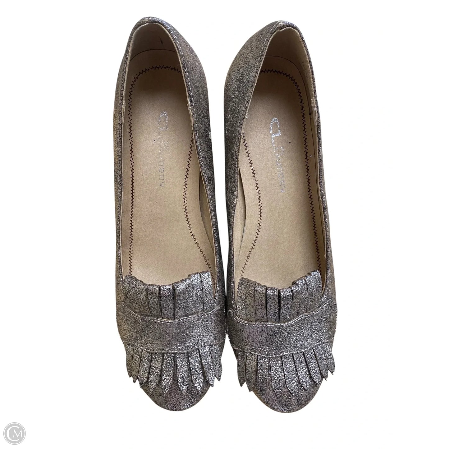 Shoes Heels Block By Cl By Chinese Laundry In Gold, Size: 7.5