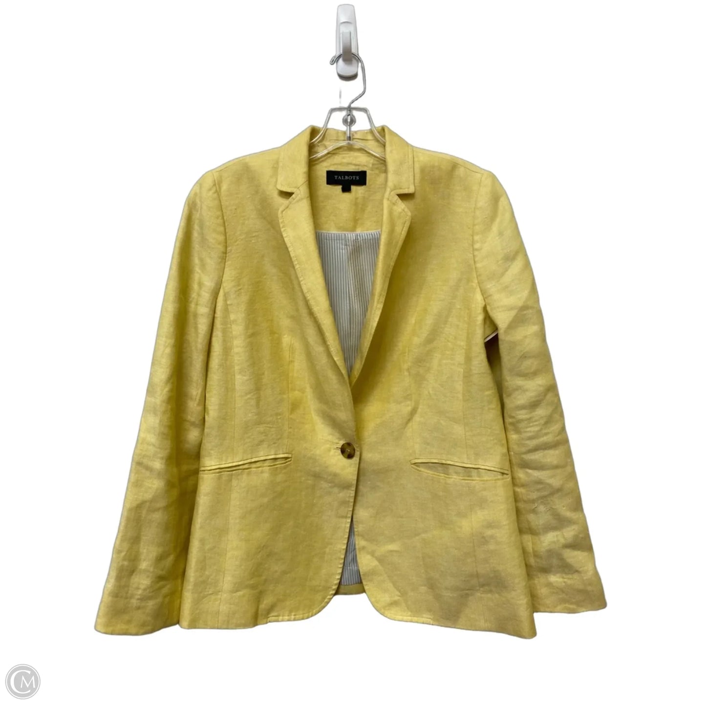 Blazer By Talbots In Yellow, Size: 6