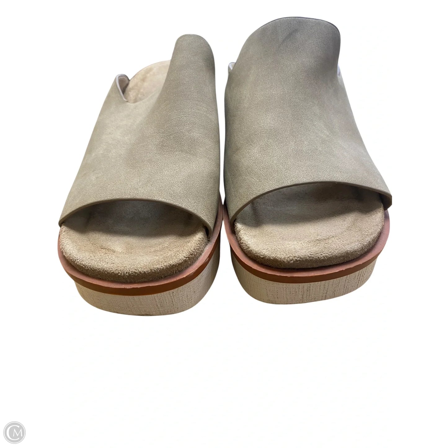 Shoes Heels Block By Pierre Dumas In Tan, Size: 7