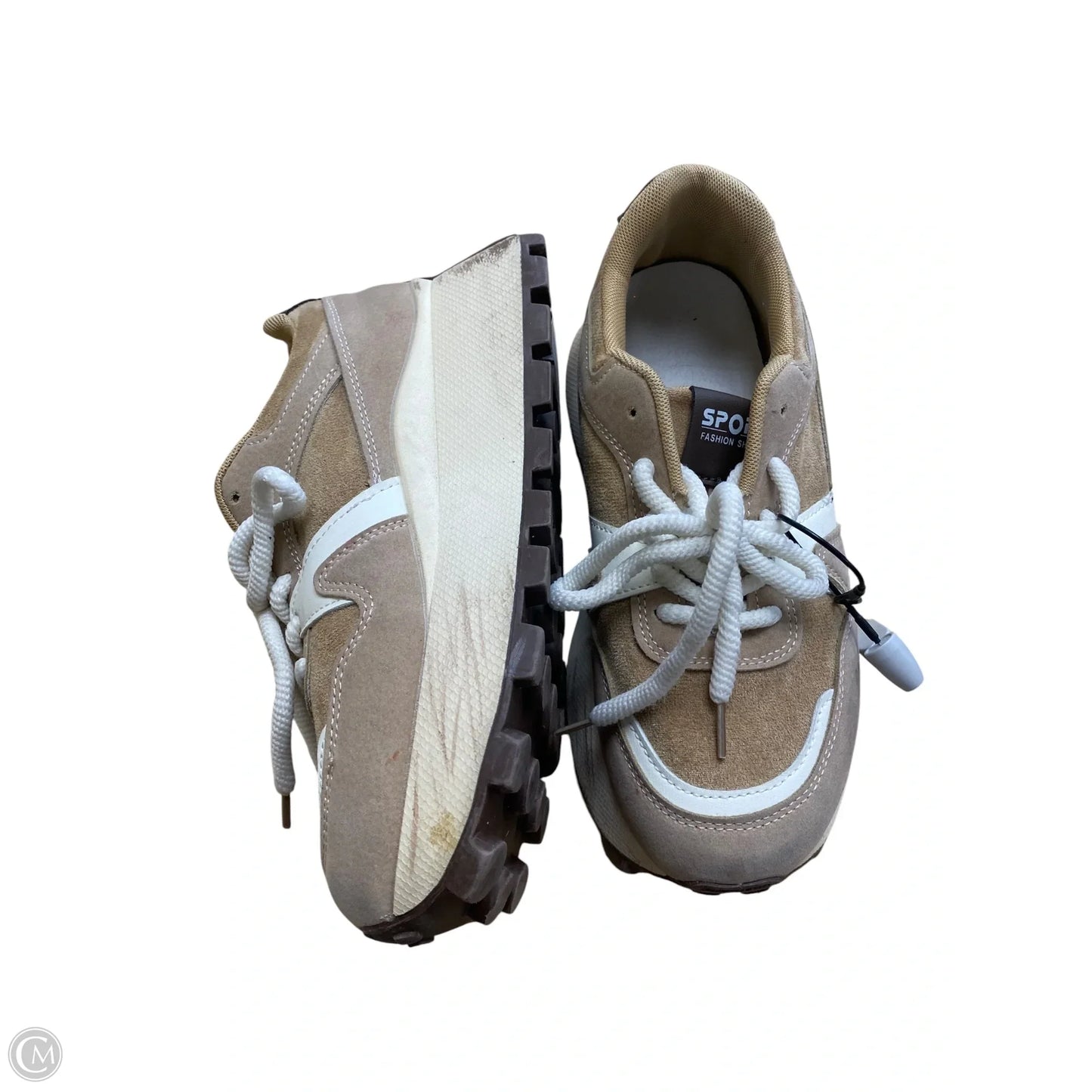 Shoes Sneakers By Cme In Brown, Size: 7.5