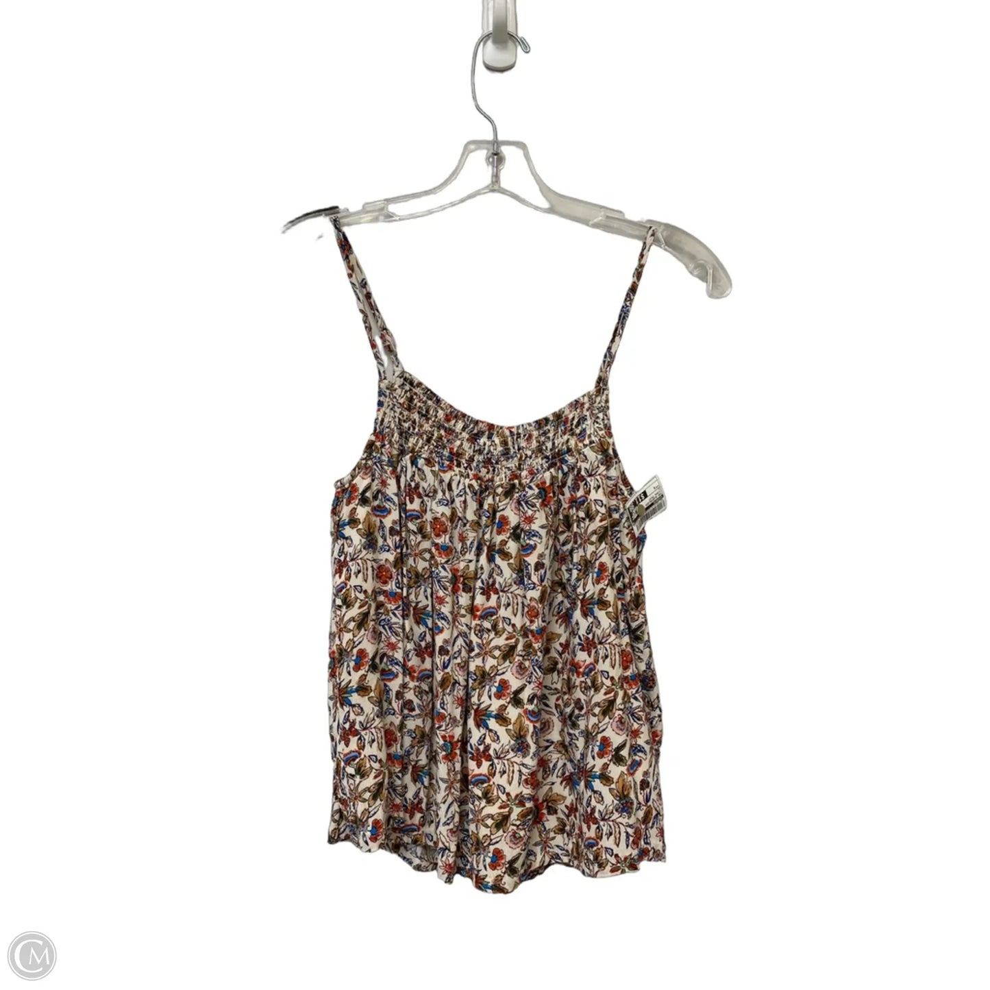 Top Sleeveless By Evereve In Floral Print, Size: S