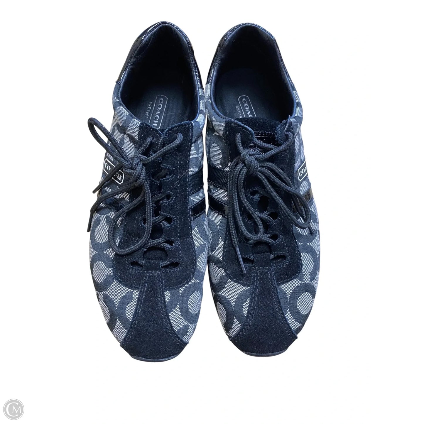 Shoes Designer By Coach In Grey, Size: 8.5