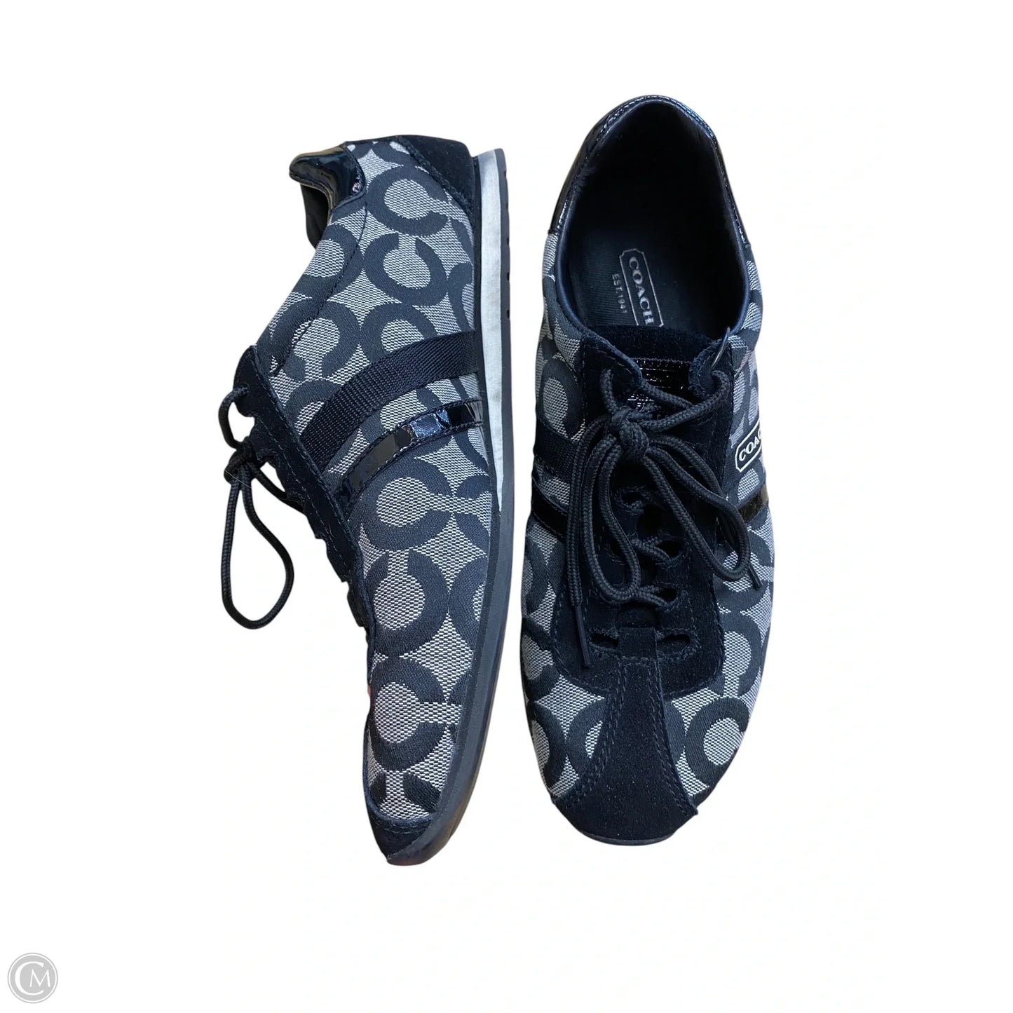 Shoes Designer By Coach In Grey, Size: 8.5